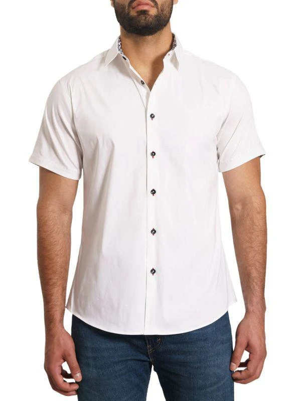 Jared Lang Short Sleeve Button Down Shirt 1