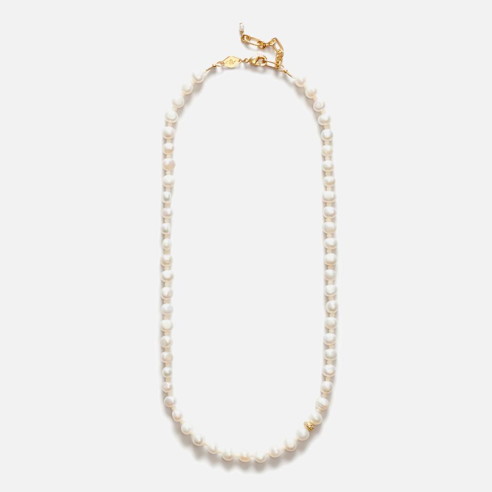 Anni Lu Anni Lu Petit Stellar Pearly 18-K Gold Plated and Freshwater Pearl Necklace