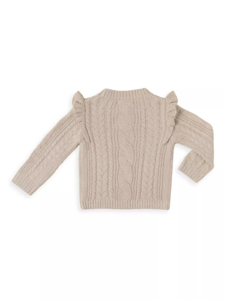 Barefoot Dreams Little Girl's Cozychic Ultra Lite® Crewneck Pullover 3