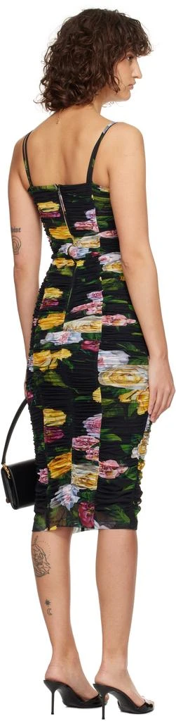 Dolce & Gabbana Multicolor Tulle Slip Midi Dress 3
