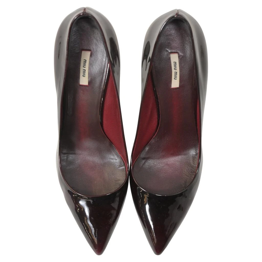 Miu Miu Pumps in Burgundy Patent Leather 5