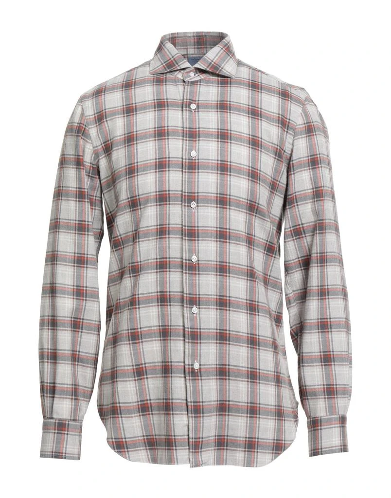BARBA NAPOLI Checked shirt 1
