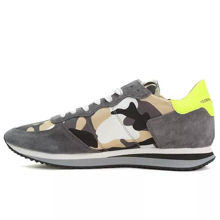 PHILIPPE MODEL Philippe Model Army Fabric Sneaker
