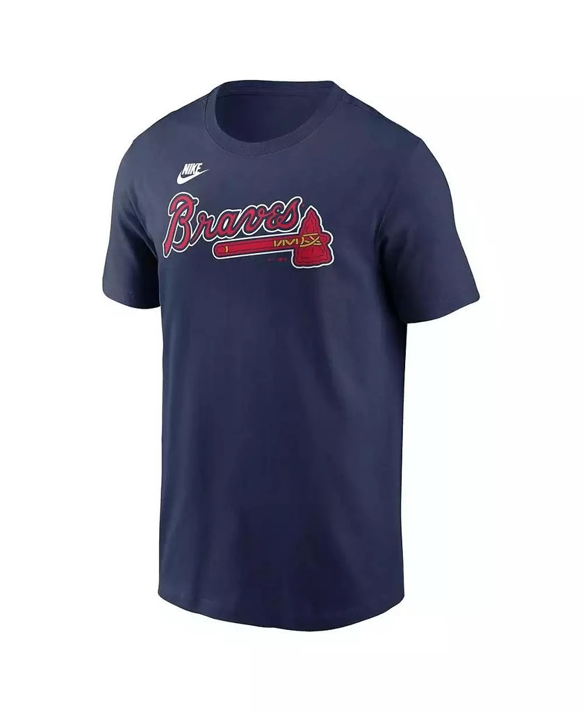 NIKE Men's Greg Maddux Navy Atlanta Braves Fuse Name Number T-Shirt 3