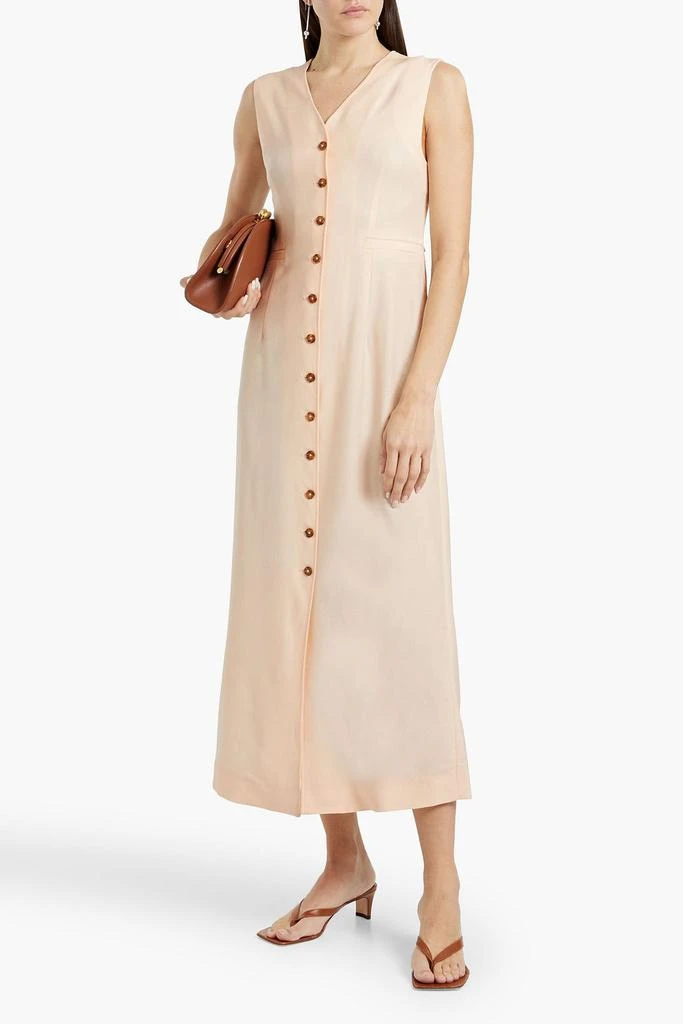 Loulou Studio Idika wool-twill midi dress 2