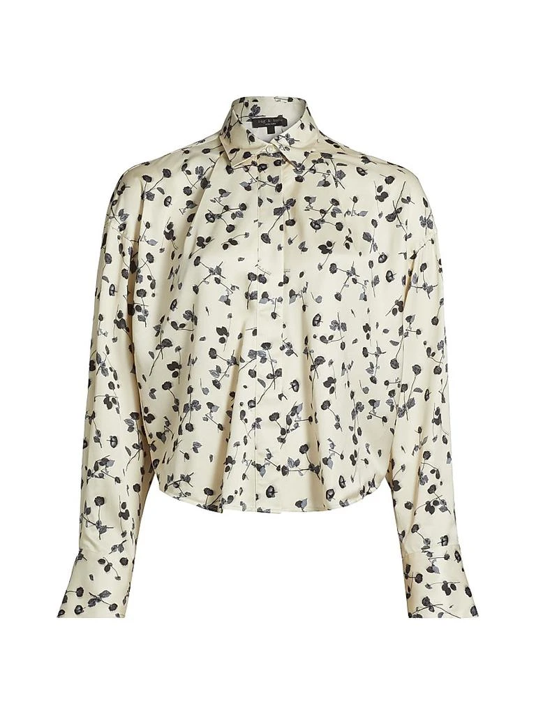 Rag & Bone Martha Floral Satin Shirt 1