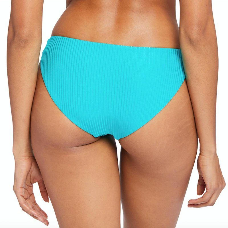 Vitamin A Midori Bikini Bottom In Shiny Turquoise 1