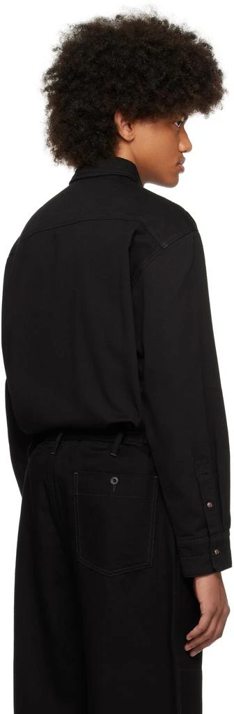 Lemaire Black Snaps Denim Shirt 3