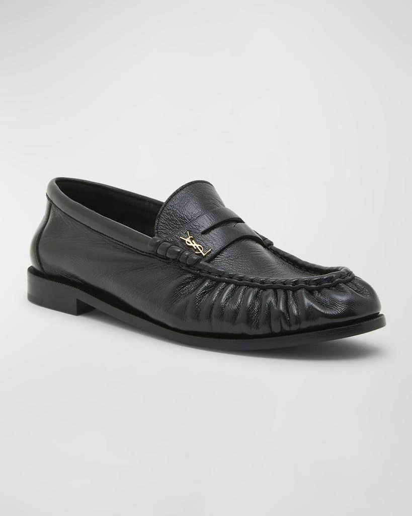 Yves Saint Laurent Le Leather YSL Penny Loafers 3