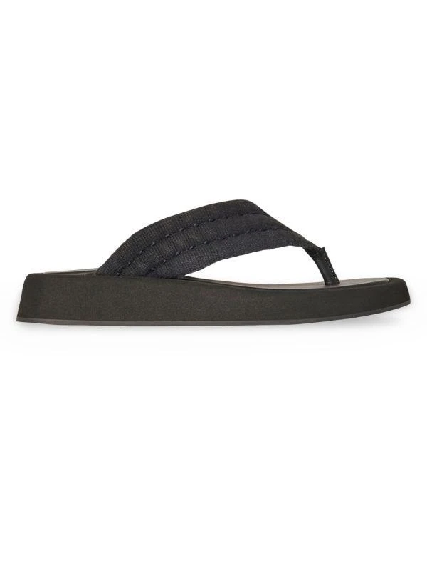 The Row Ginza Quilted Canvas Flip Flops 1