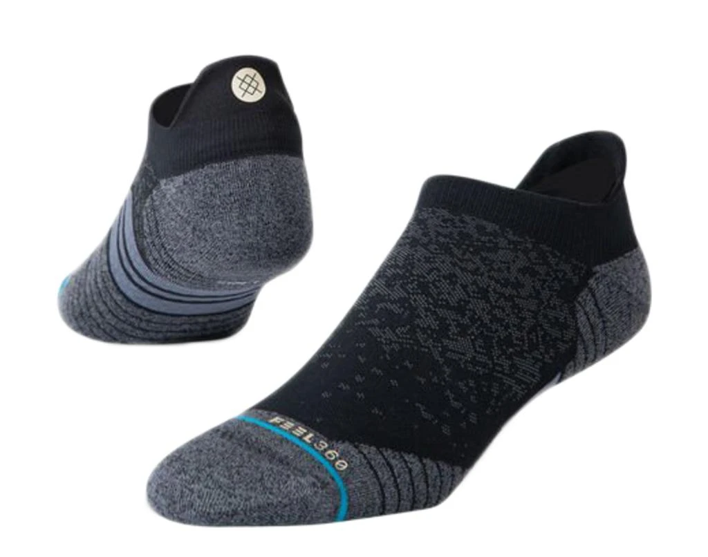 Stance Stance Feel 360 - Run Tab ST Black No-Show Socks A248A20RTS-BLK 1