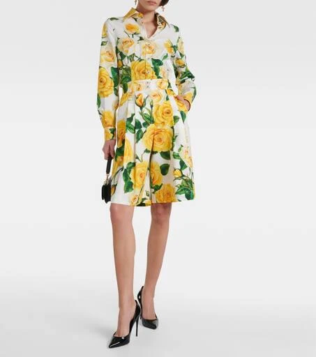 Dolce 
Gabbana Floral cotton Bermuda shorts 2