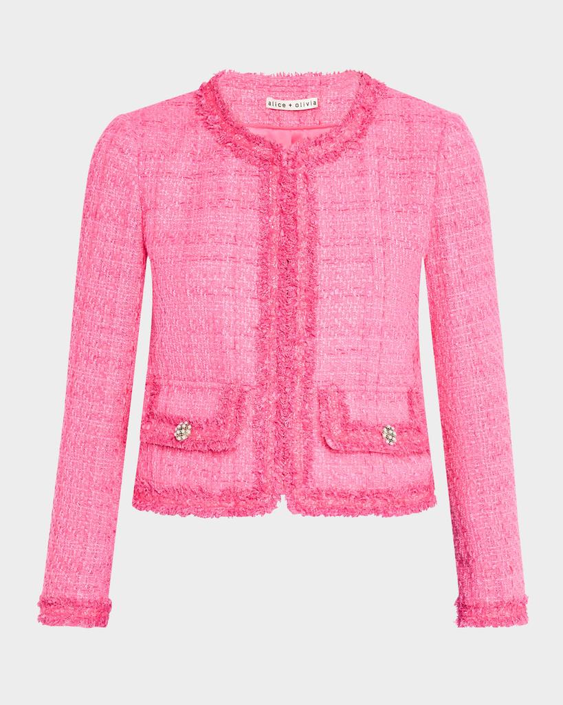 Landon Cropped Tweed Jacket – On Sale Now with Up to 60% Off