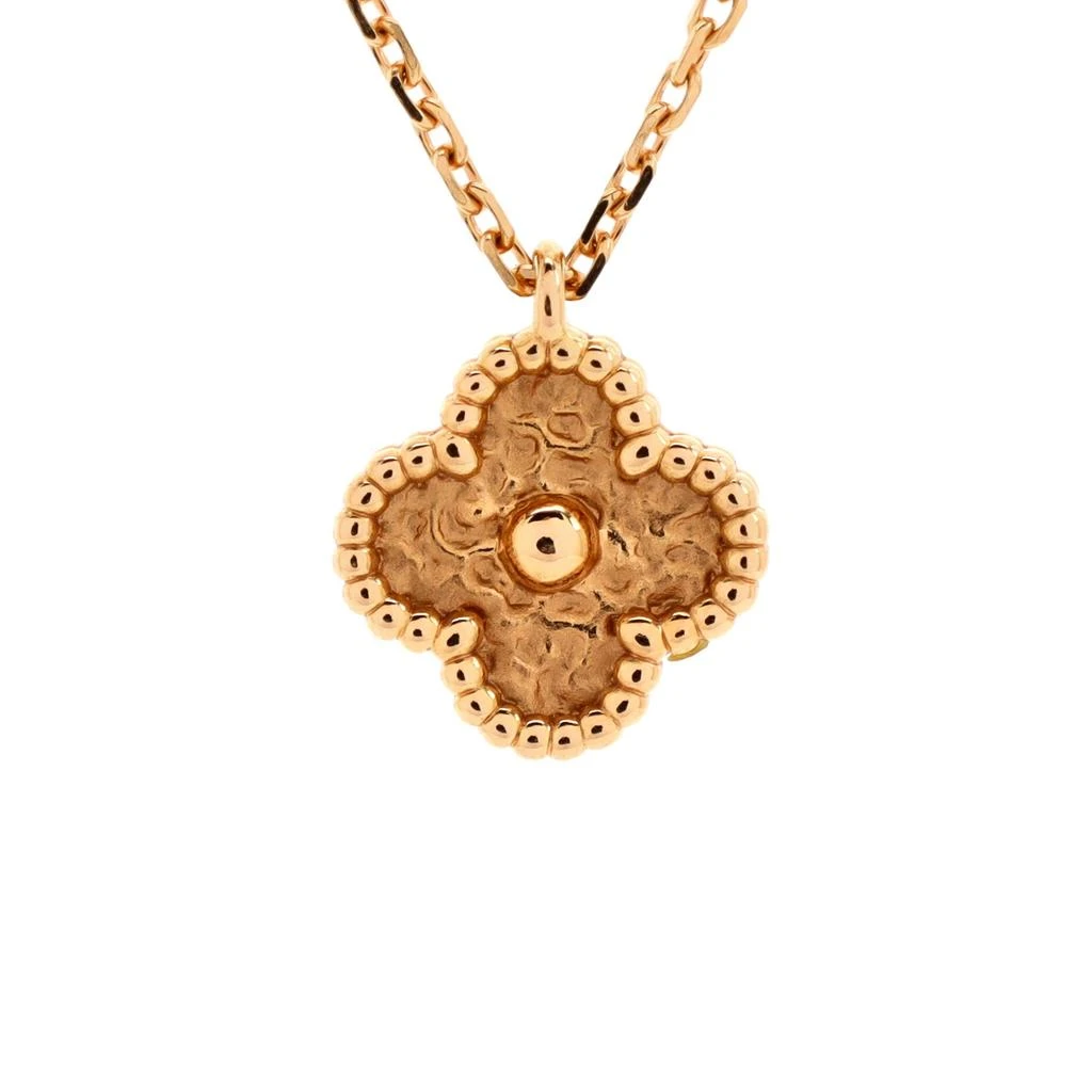 Van Cleef & Arpels Sweet Alhambra Pendant Necklace 18K Rose Gold 1