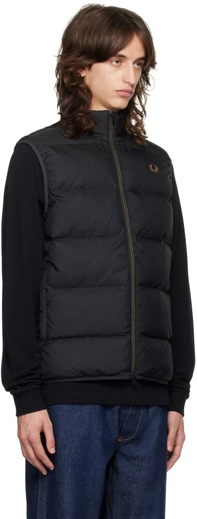 Fred Perry Black Insulated Vest 2