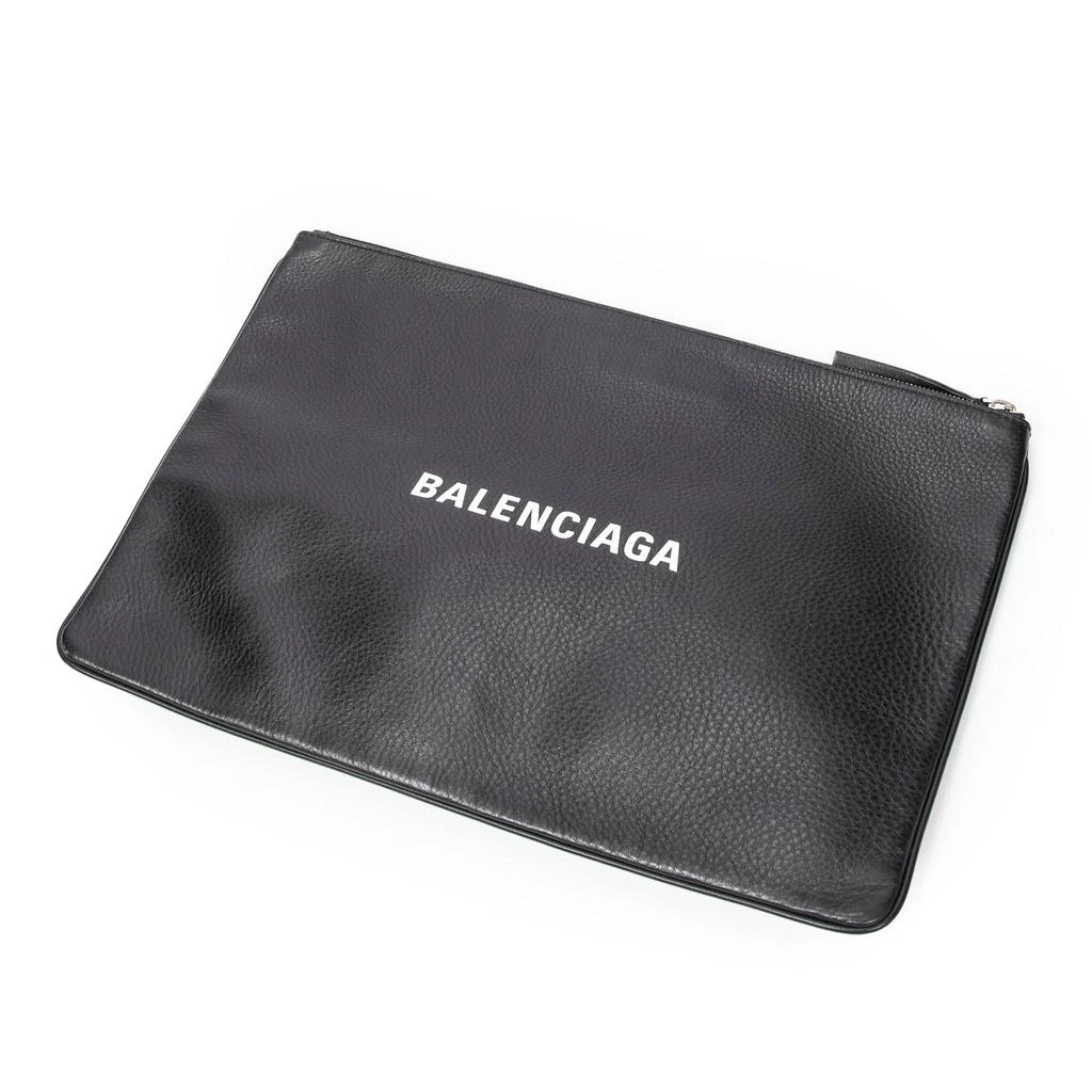 Balenciaga Logo Zip Clutch 1