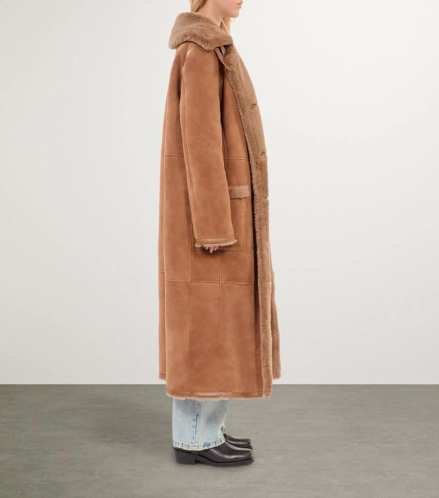 The Kooples Suede-Shearling Coat 5