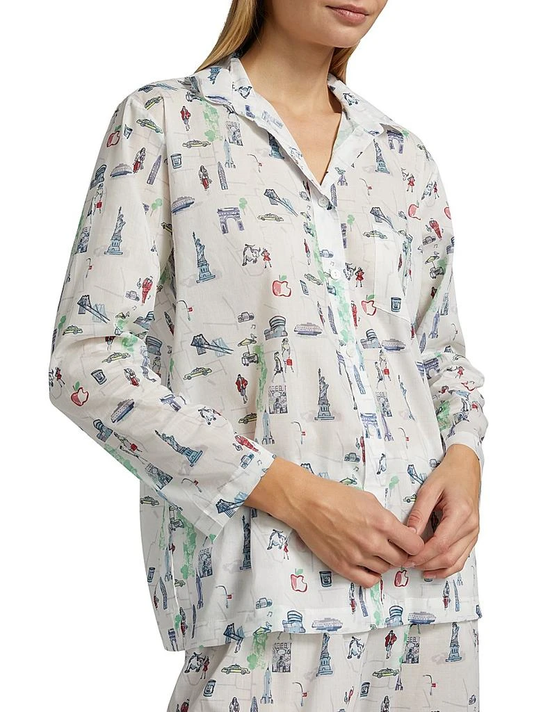 Pour Les Femmes New York Cotton Pajamas 6