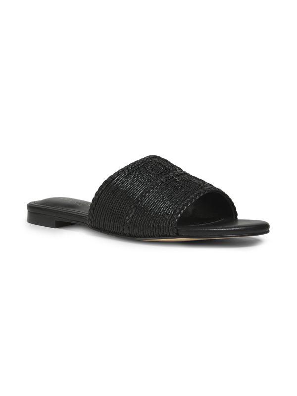 Marc Fisher Zuri Leather Slide Sandals