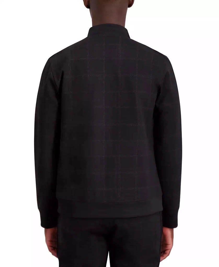 Karl Lagerfeld Paris Men's Plaid Track Jacket 2
