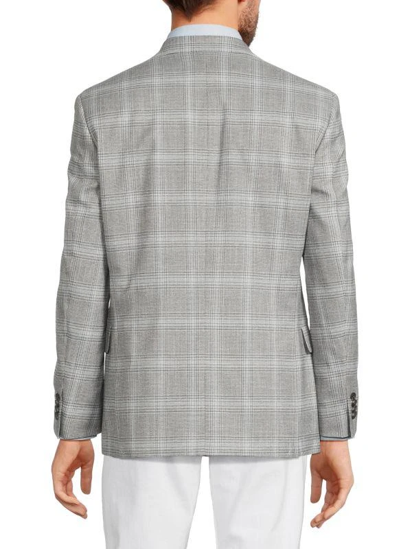 Saks Fifth Avenue Modern Fit Plaid Sport Coat 2