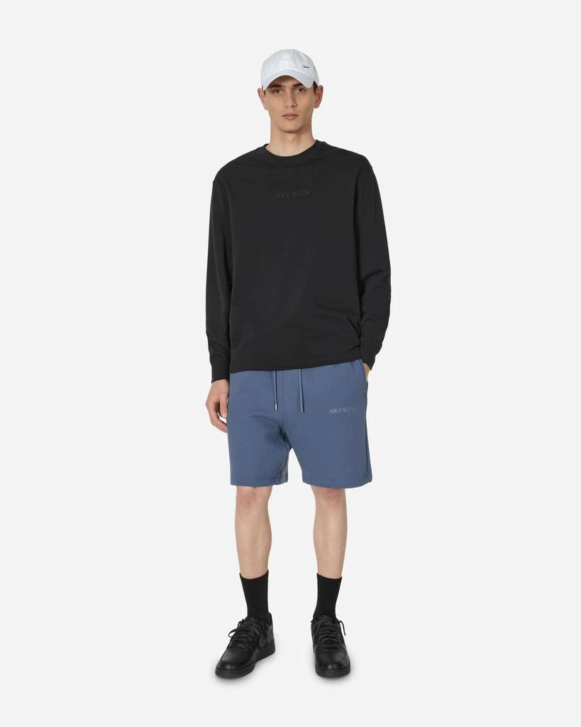 Jordan Wordmark Fleece Shorts Diffused Blue 4