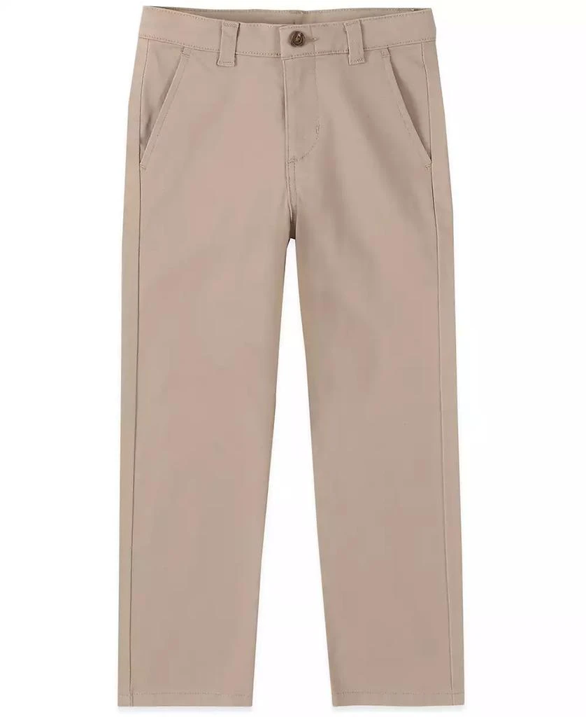 Nautica Little Boys Uniform Stretch Twill Pant with Reinforced Knees 1