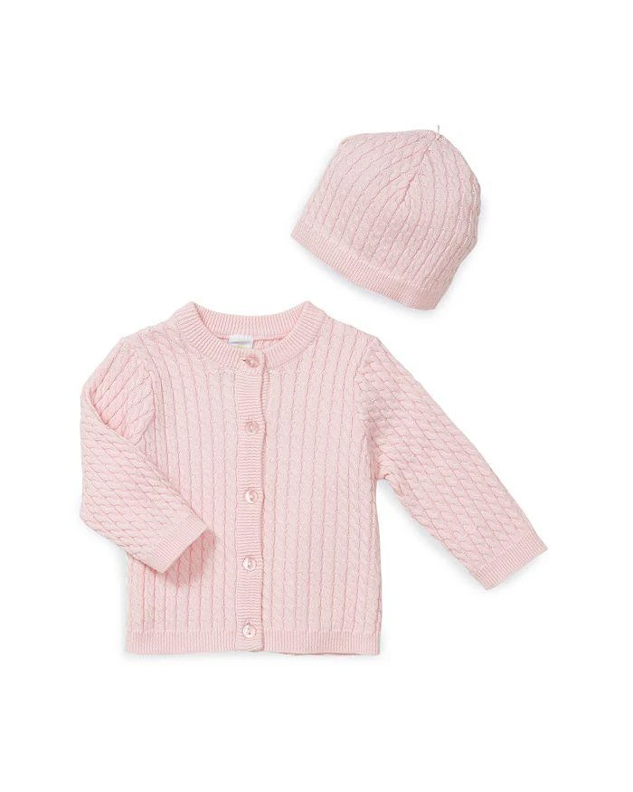 Little Me Unisex Cable-Knit Cardigan & Hat Set - Baby 1