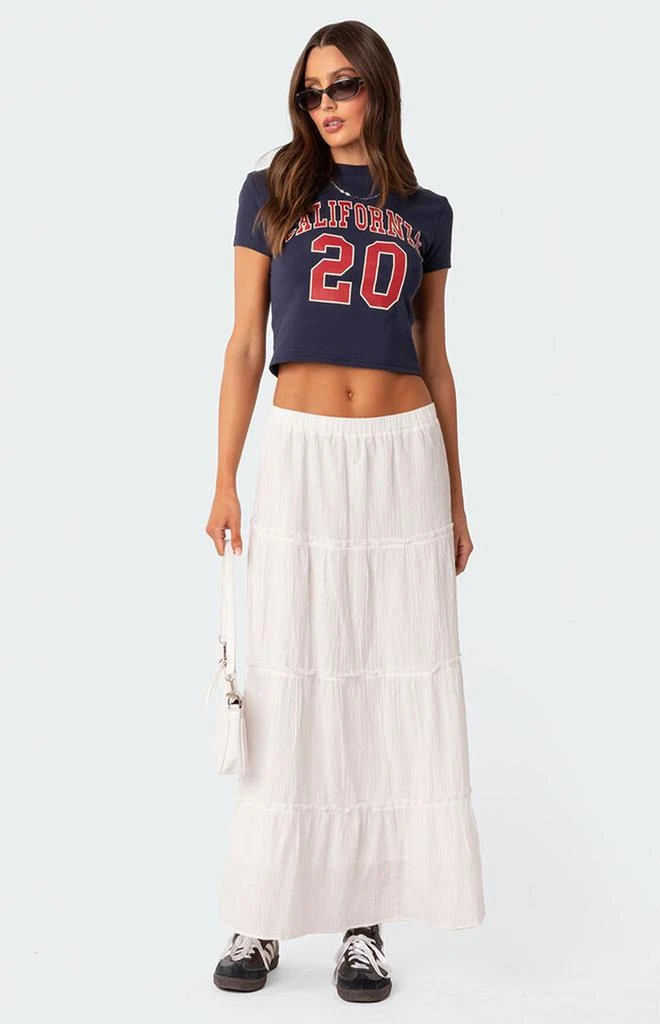 Edikted Charlotte Tiered Maxi Skirt 5