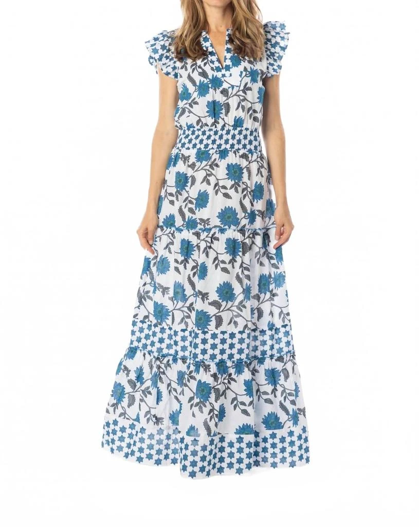 Shop Caro Floral Print Maxi Dress In Gerbera Blue on Sale at BeyondStyle   Get 31% Off Caro Floral Print Maxi Dress In Gerbera Blue with Limited-Time  Flash Deals, Exclusive Discounts, and