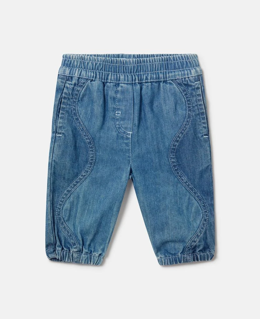 Stella McCartney Stella McCartney - Elasticated Denim Joggers, , Size: 6m