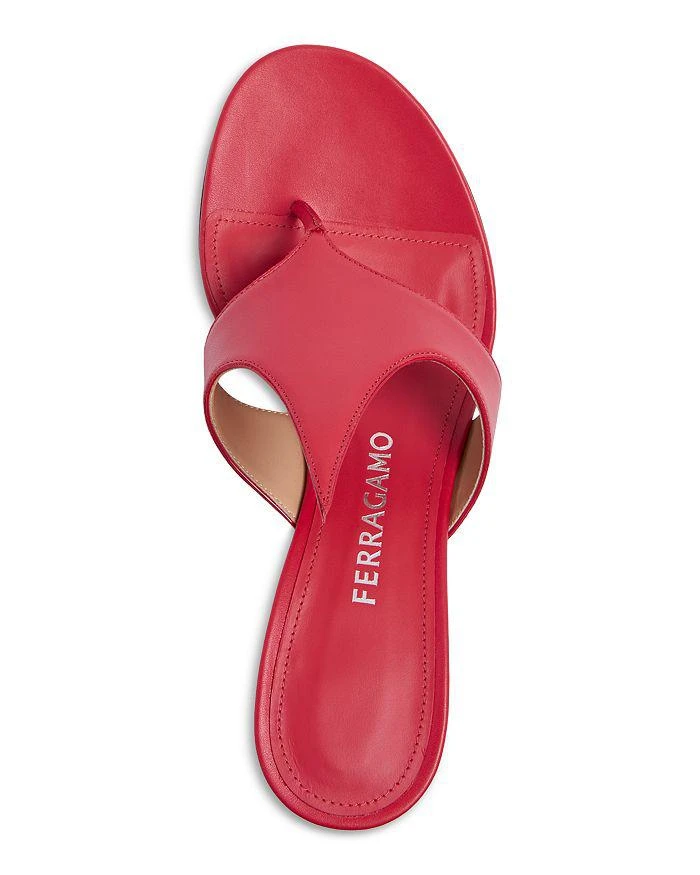 Salvatore Ferragamo Women's Lyrai Thong Sandals 3