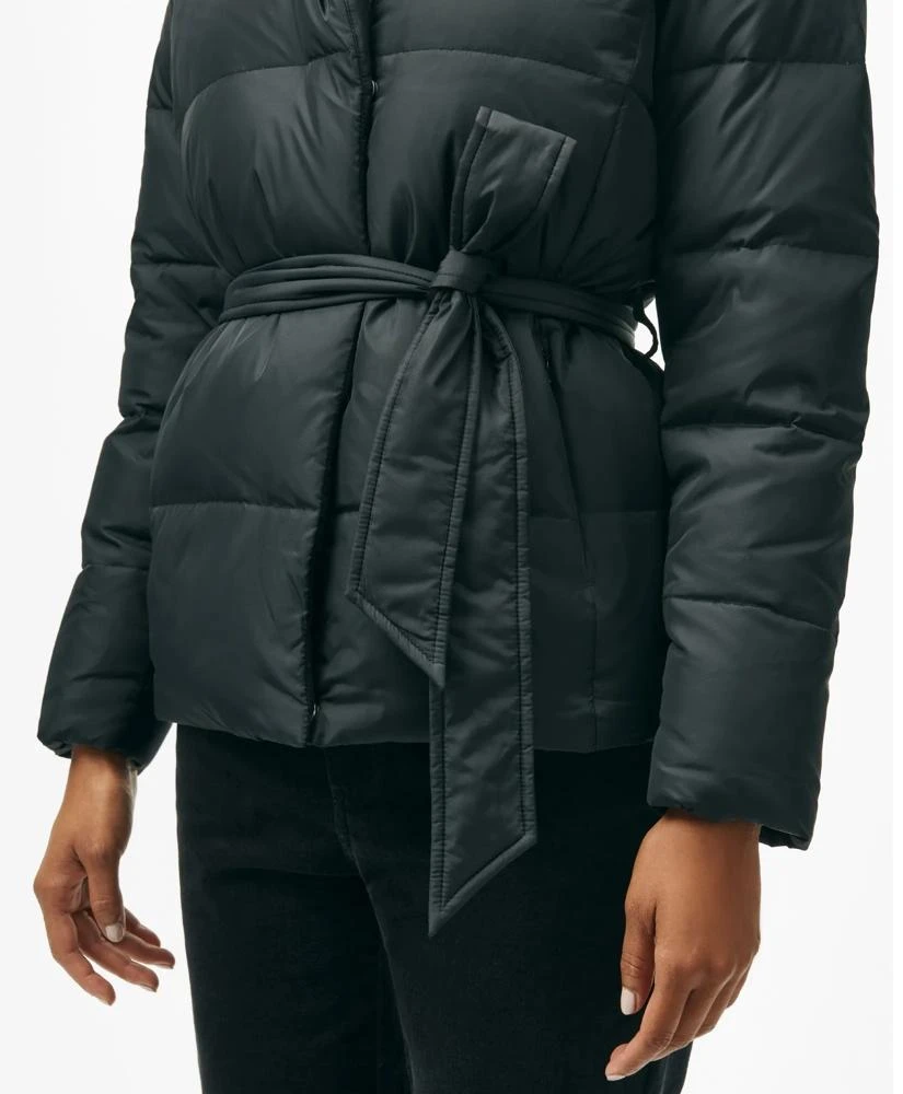 Brooks Brothers Belted Puffer Jacket 4