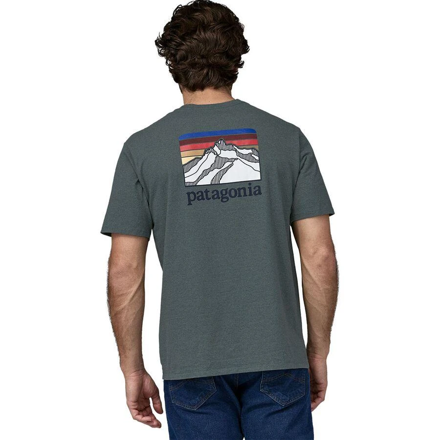 Patagonia Line Logo Ridge Pocket Responsibili-T-Shirt - Men's 1