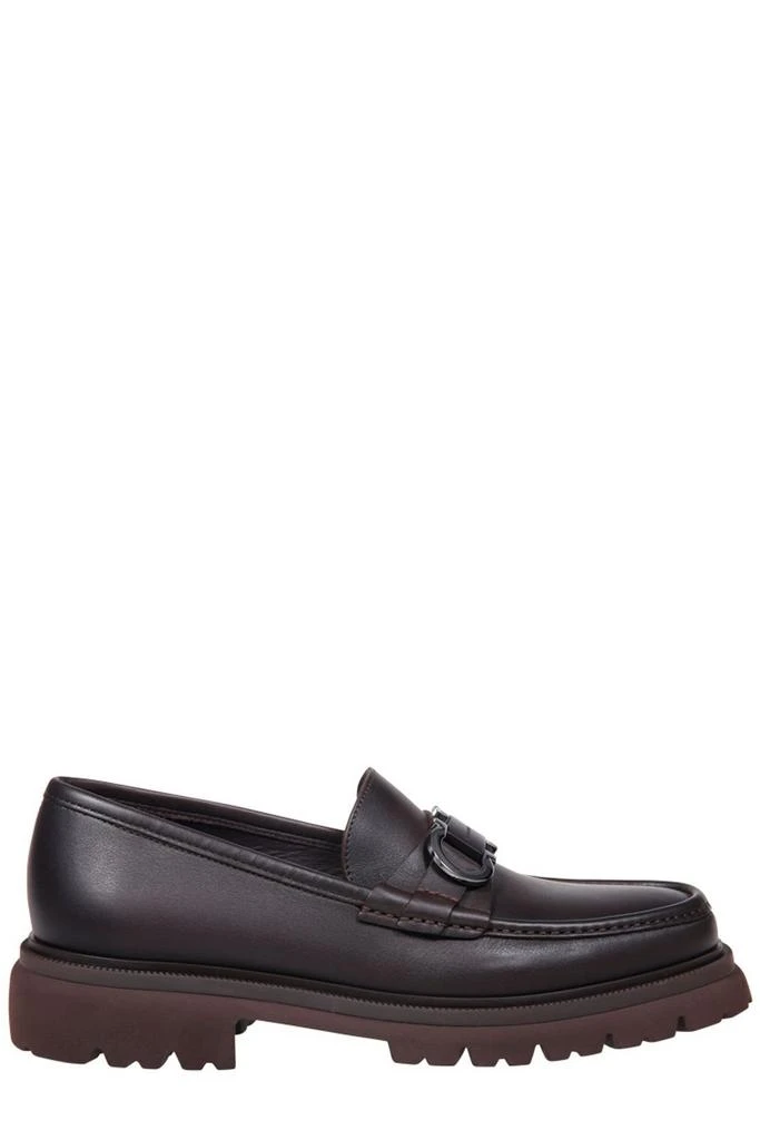 Ferragamo Logo Buckle Loafers
