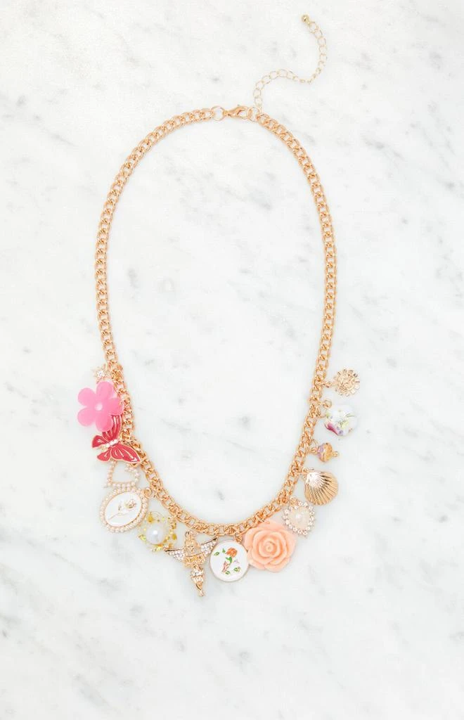 LA Hearts Girly Charm Necklace 1