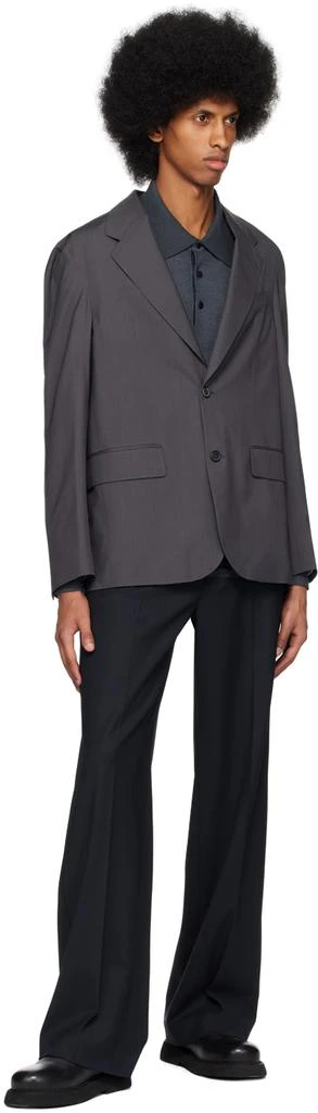 Dunhill Gray Single-Breasted Blazer 4