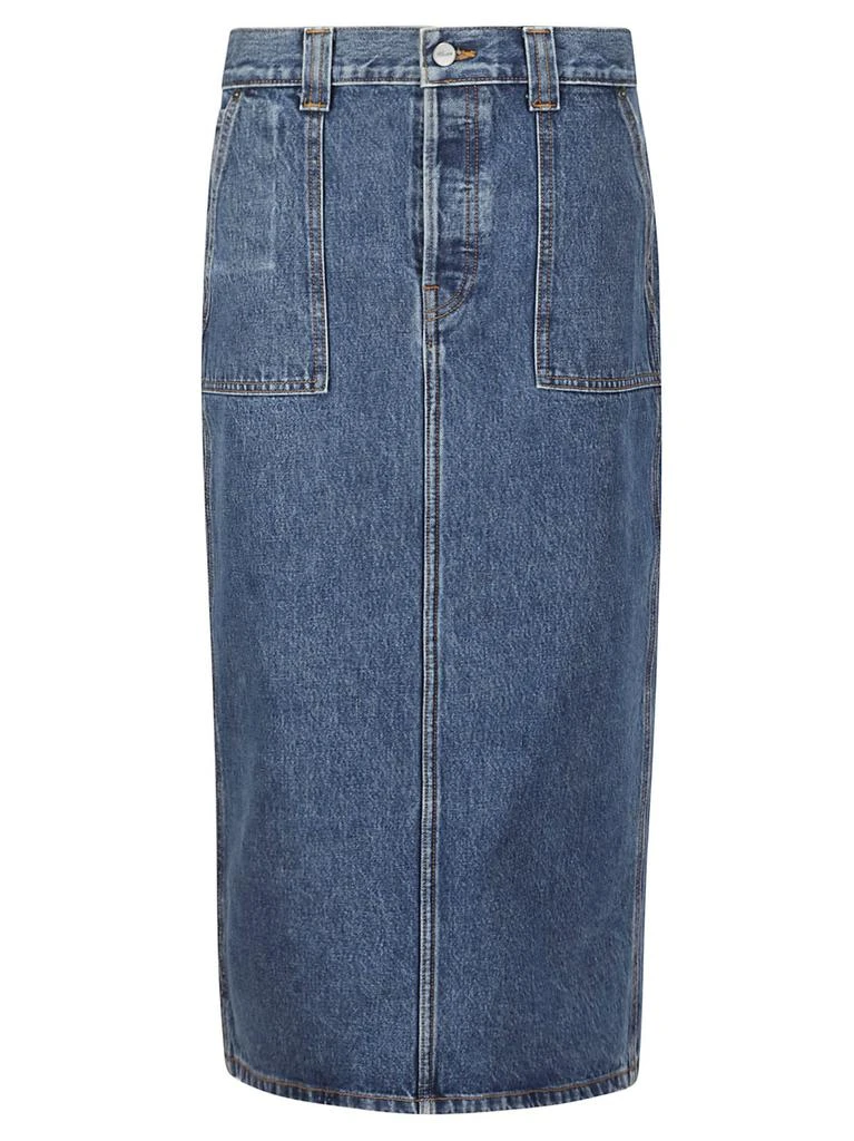 Khaite Khaite Genevieve Denim Skirt 1