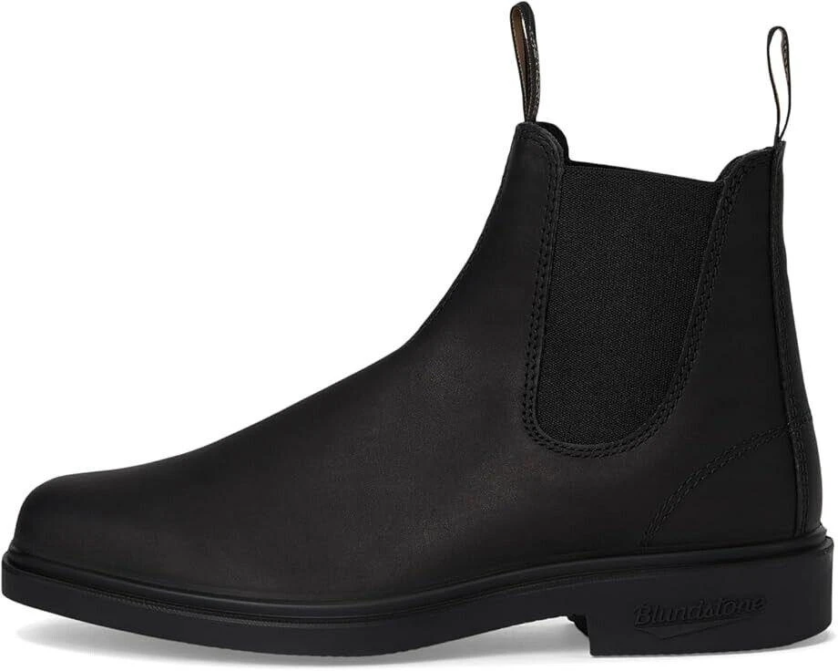 Blundstone Dress Boots Unisex US M7-W9 Black Leather Chisel Toe Chelsea ZPO1874 2