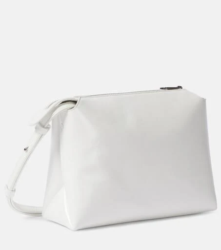 Khaite Lina patent leather shoulder bag 4