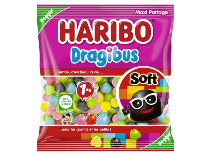 Haribo Dragibus Soft 1Kg 1