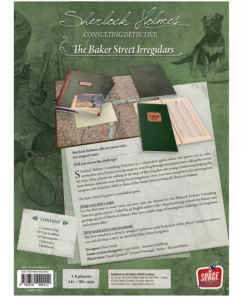 Space Cowboys Sherlock Holmes Consulting Detective - The Baker Street Irregulars Puzzle Set 2