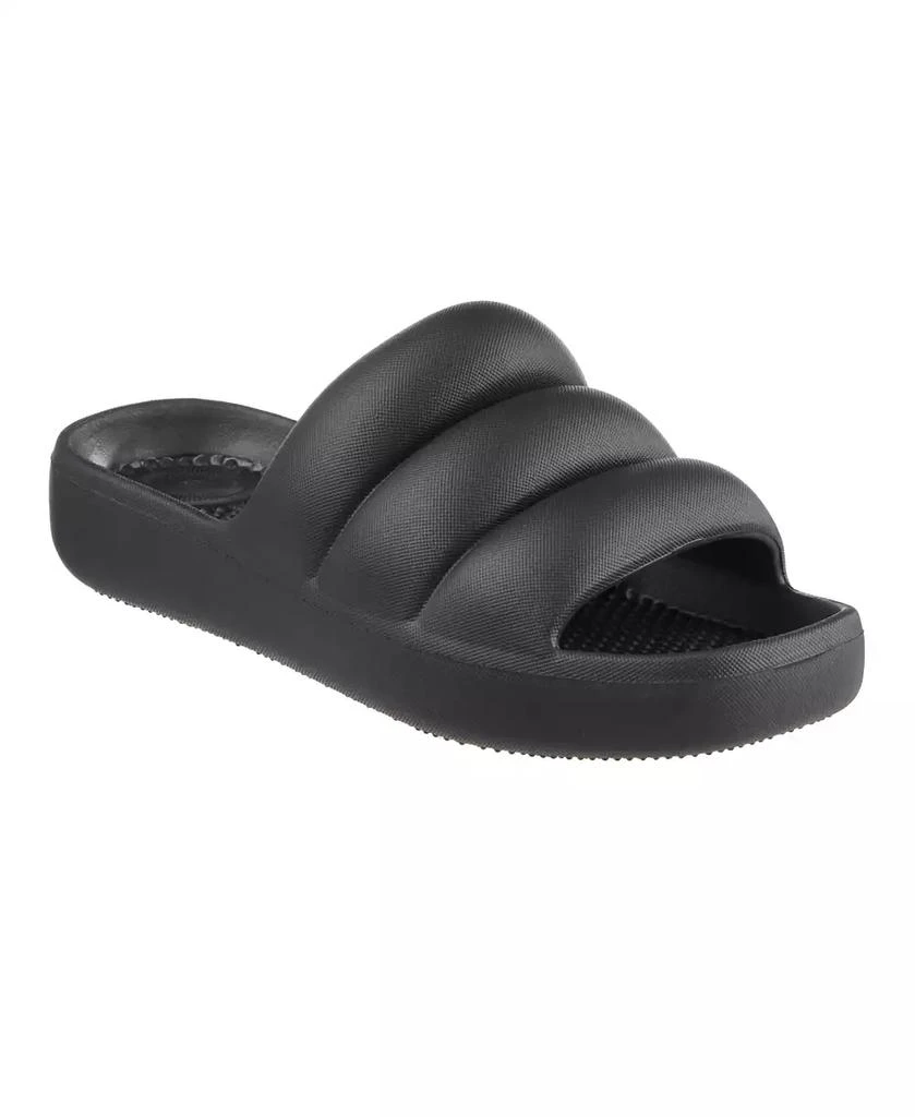 Totes Women's Molded Puffy Slide with Everywear 1