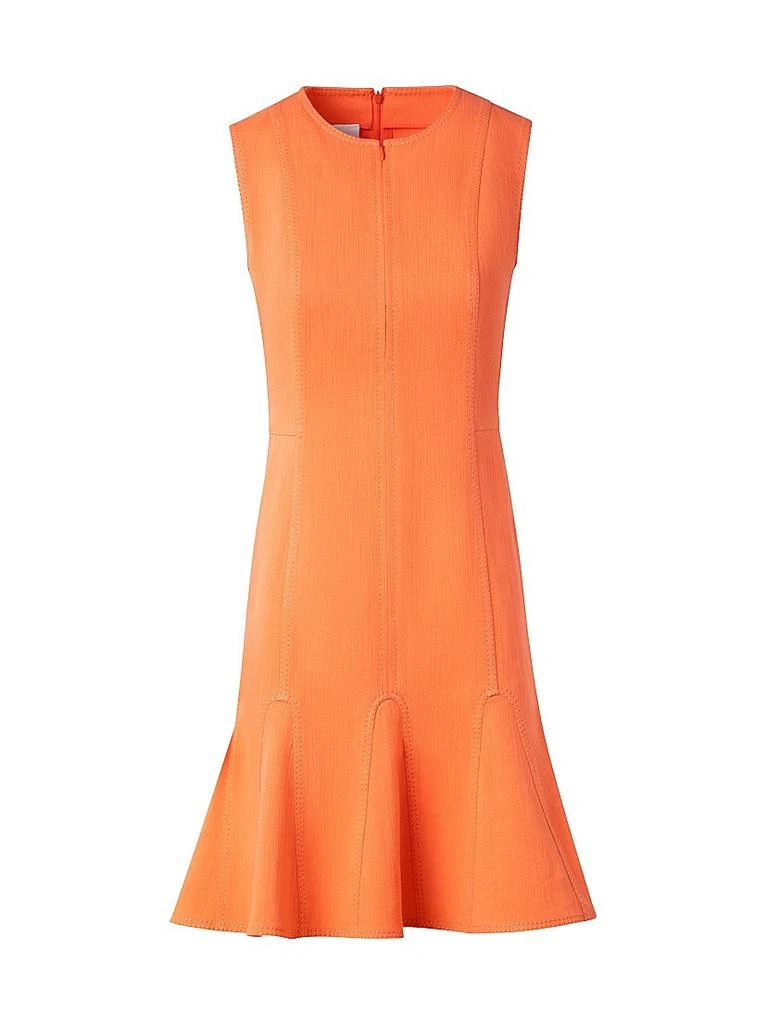 open lace back dress AKRIS Size 10 Orange Tan Silk See Through Spaghetti Straps Dress  Sui  Generis Designer Consignment