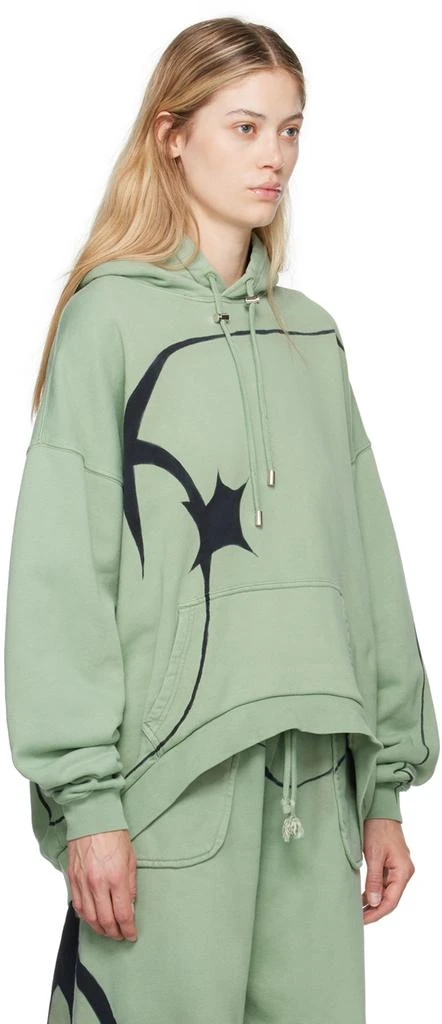 Collina Strada Blue Round Hem Hoodie 2