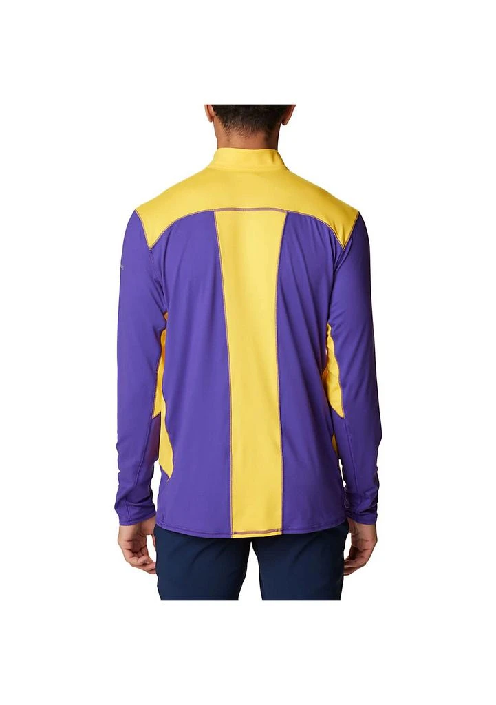 Columbia NCAA LSU Tigers Tech Trail™ Omni-Shade Quarter-Zip Top 2