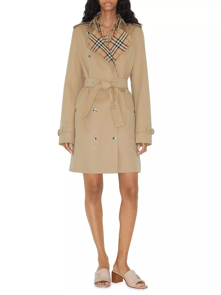 Burberry Montrose Belted Cotton Trench Coat 2