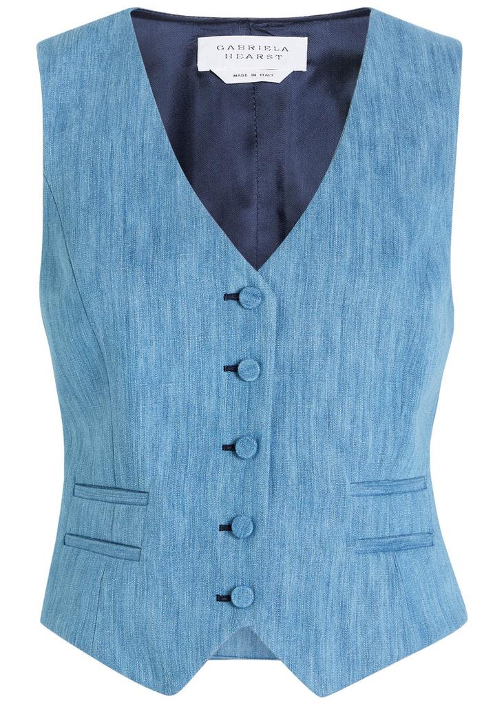 Gabriela Hearst Coleridge cotton-blend vest