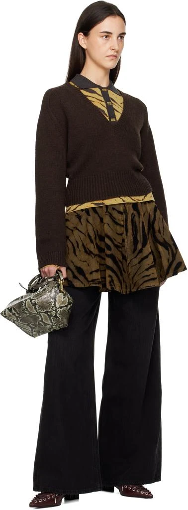 Ganni Gray Small Bou Bag 4