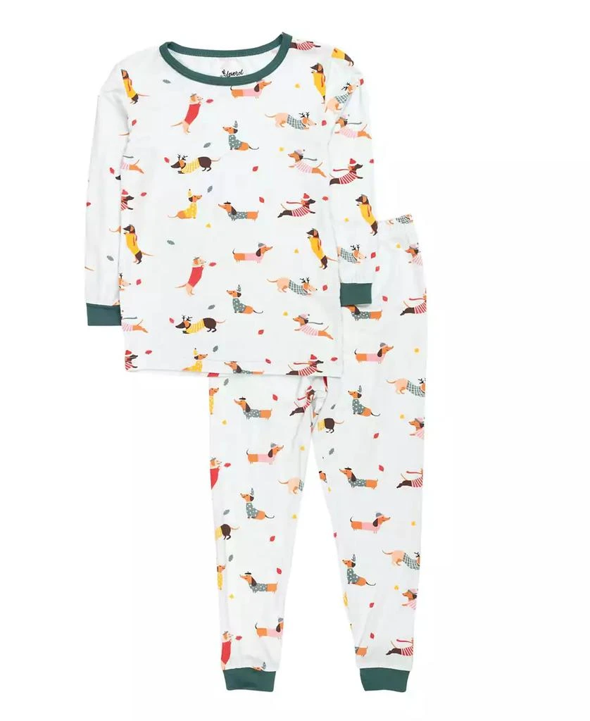Leveret Baby Two Piece Viscose from Bamboo Holiday Pajamas